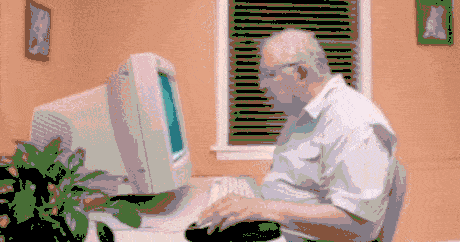 old man computer